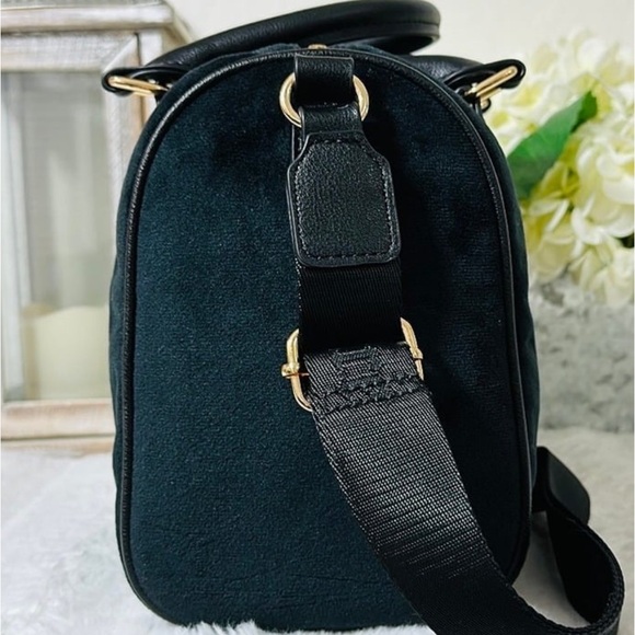 NWT Juicy Couture Black Liquorice Obsession Satchel $99 - Picture 6 of 7